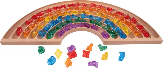 Sortier- & Legebrett Regenbogen Sonderangebot