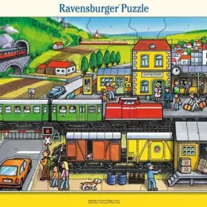 Rahmenpuzzle Bahnfahrt Markenprodukt