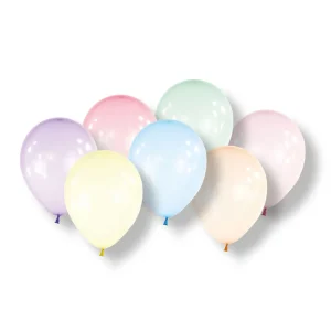 Luftballon rund, pastell, transparent Finale Aktion