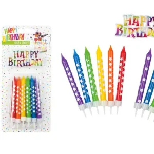 Geburtstagskerzen Regenbogen Neu
