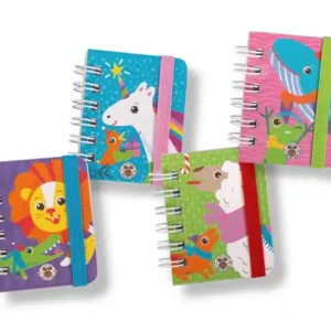 Mini Notizbuch mit Gummiband sortiert SALE Heißes Angebot