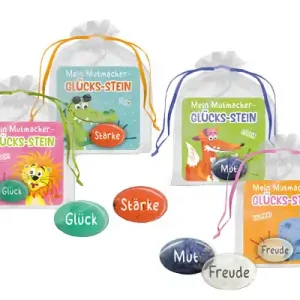 Saisonangebot Glücksstein Mutmacher sortiert