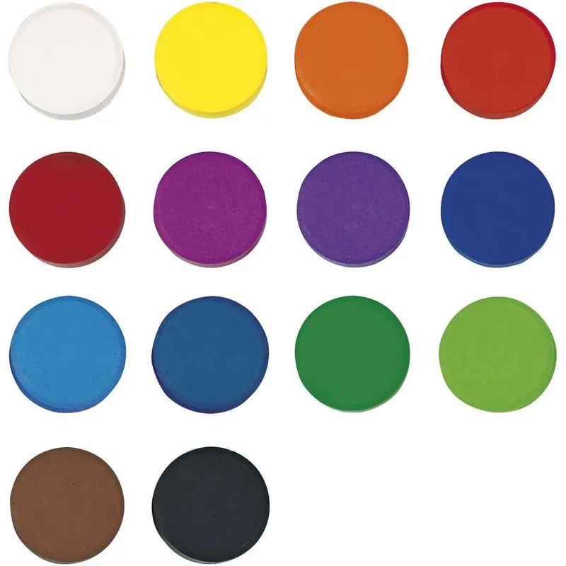 ALS-COLOR Temperablöcke, Einzelfarben, Ø 55 mm Kostenfreie Lieferung