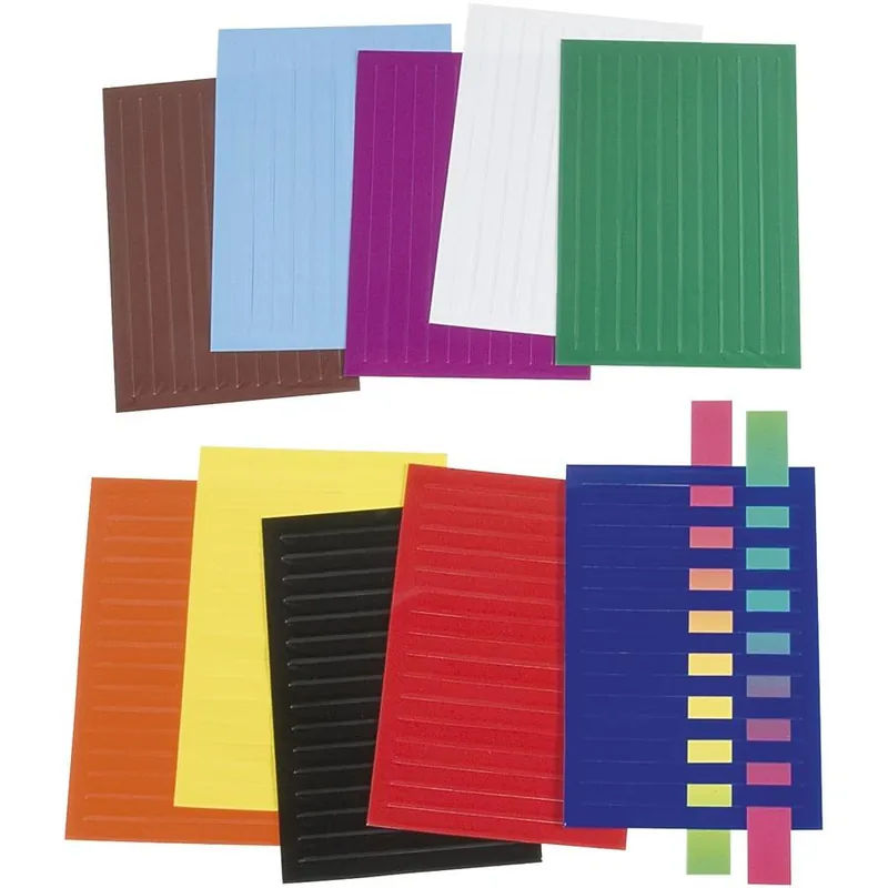 Ab Werk Bunte Flechtblätter, 1 cm, 200 Bogen