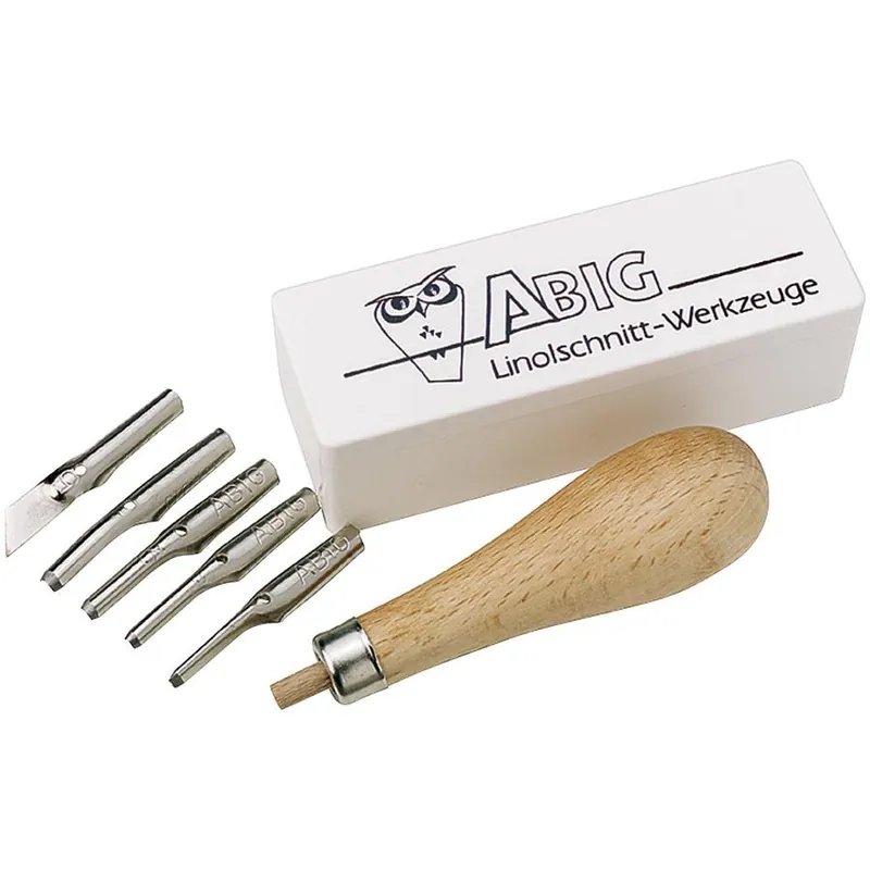 Abig-Linolschnitt-Garnitur Heißes Angebot