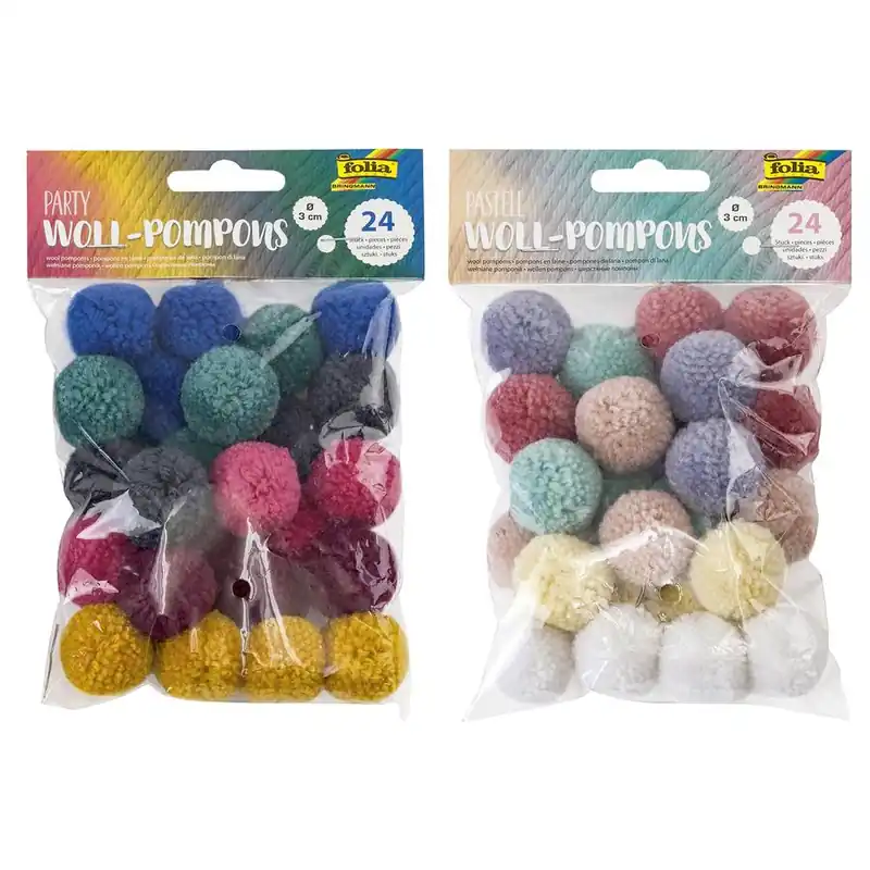 Woll-Pompons Billig