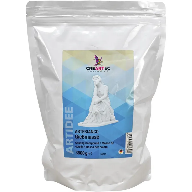 Artebianco Gießmasse, weiß, 3,5 kg Beliebt