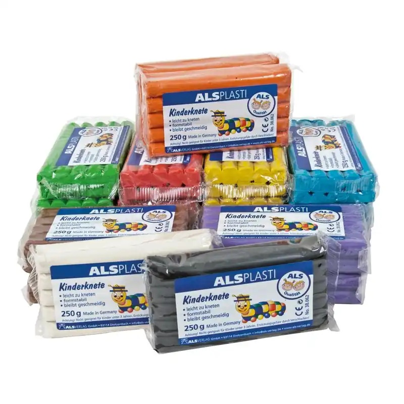 ALS-PLASTI Kinderknete Großpack Günstig